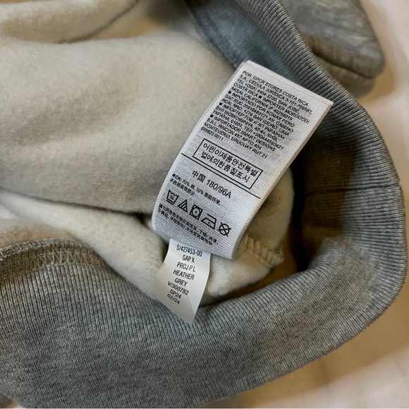 PALACE GAP HOODIE GREY SIZE M - Picture 7 of 9